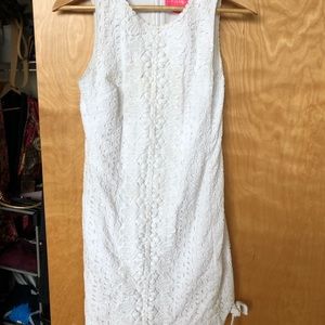 White lace Lilly Pulitzer dress